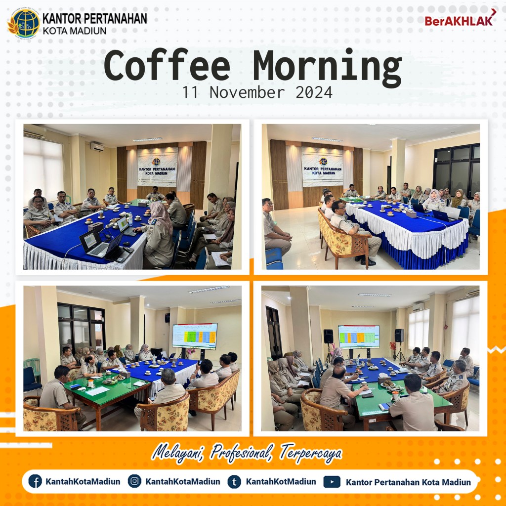 Coffee Morning, Kantah Kota Madiun, 11 November&nbsp;2024