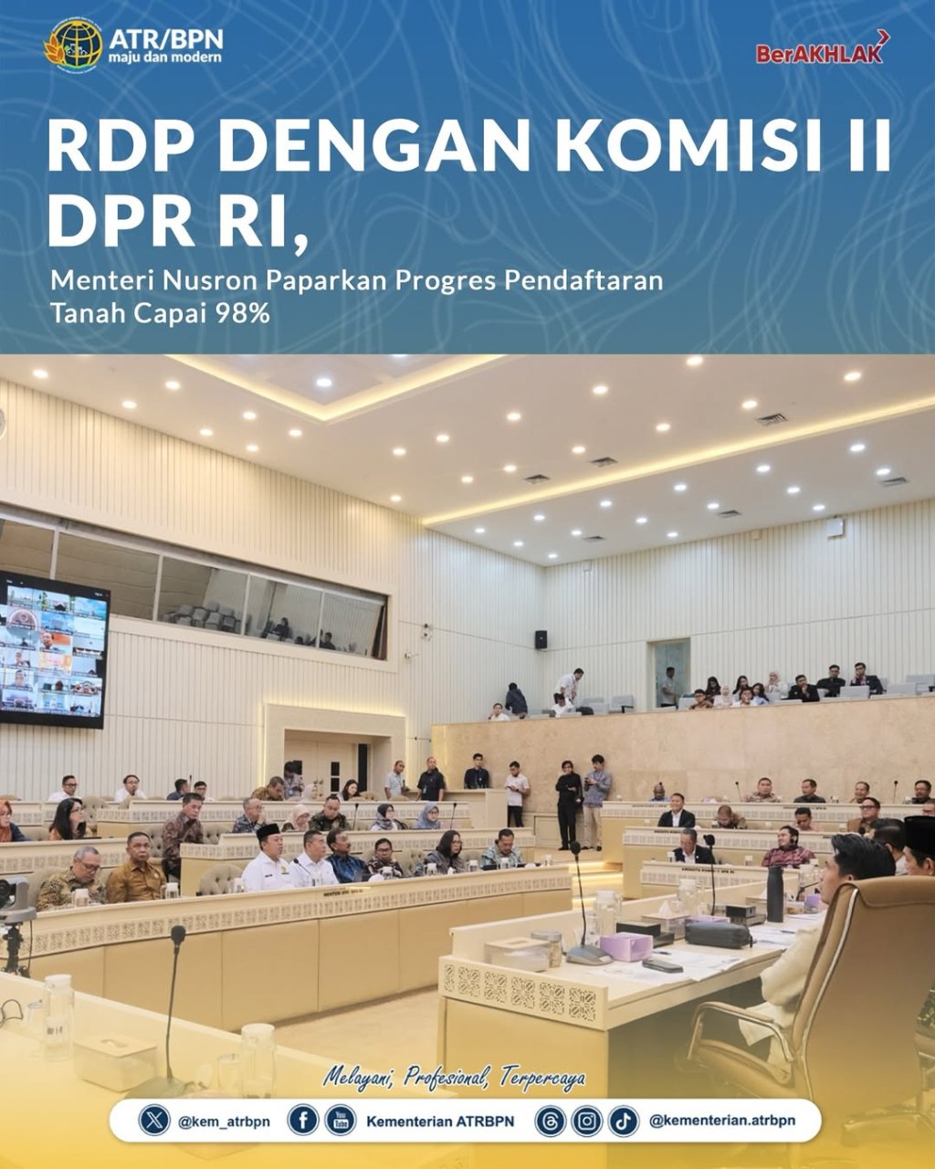 RDP Dengan Komisi II DPR&nbsp;RI